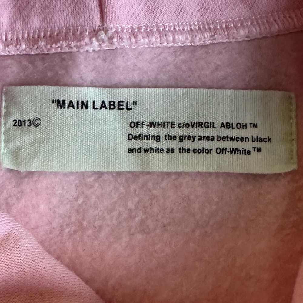 Off-White 2013 Main Label c/o Virgil Abloh Global Warming Cherry Blossom Hoodie - Picture 3 of 8